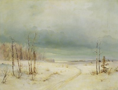 Winter by Alexei Kondratjewitsch Sawrassow